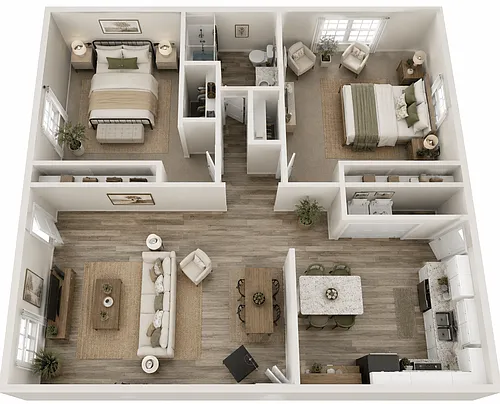 Floor plan GV 2x1