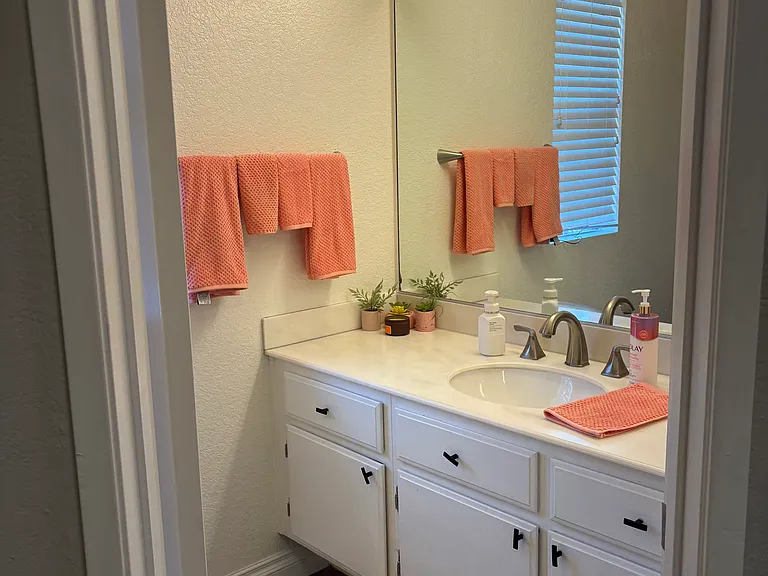 Half Bathroom on Level 1 next to entryway