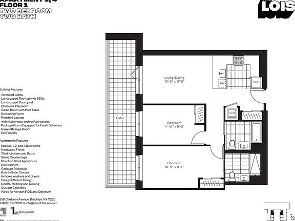 2nd image of 350 Clarkson Ave APT 101