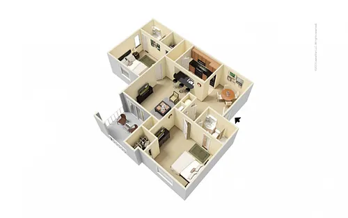 Floor plan Woodruff