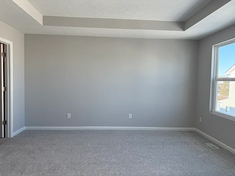 Master Bed Room with Try Ceilings