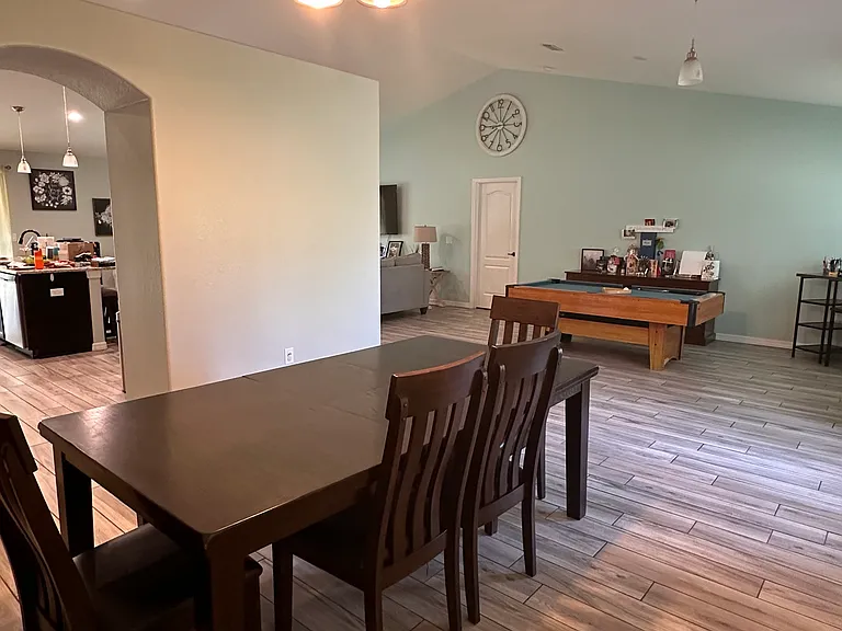 Dining off kitchen