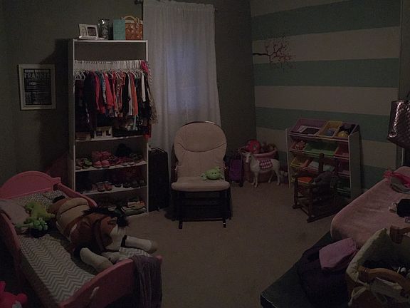 One of three bedrooms.