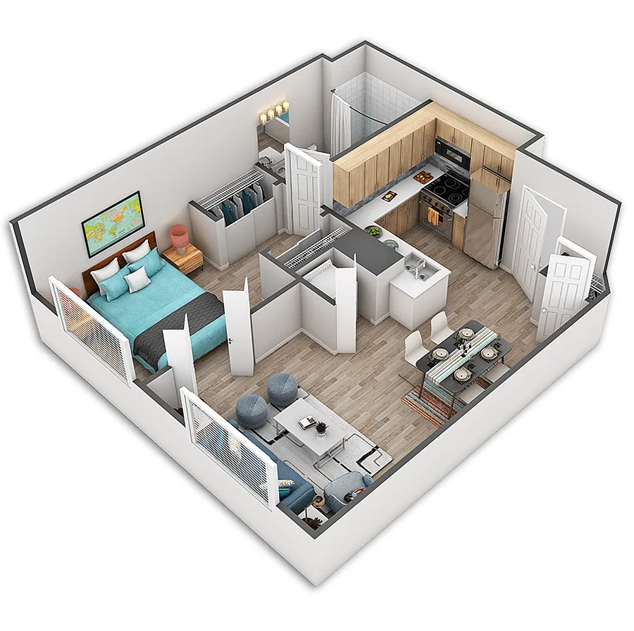 Floor plan Douglas Platinum