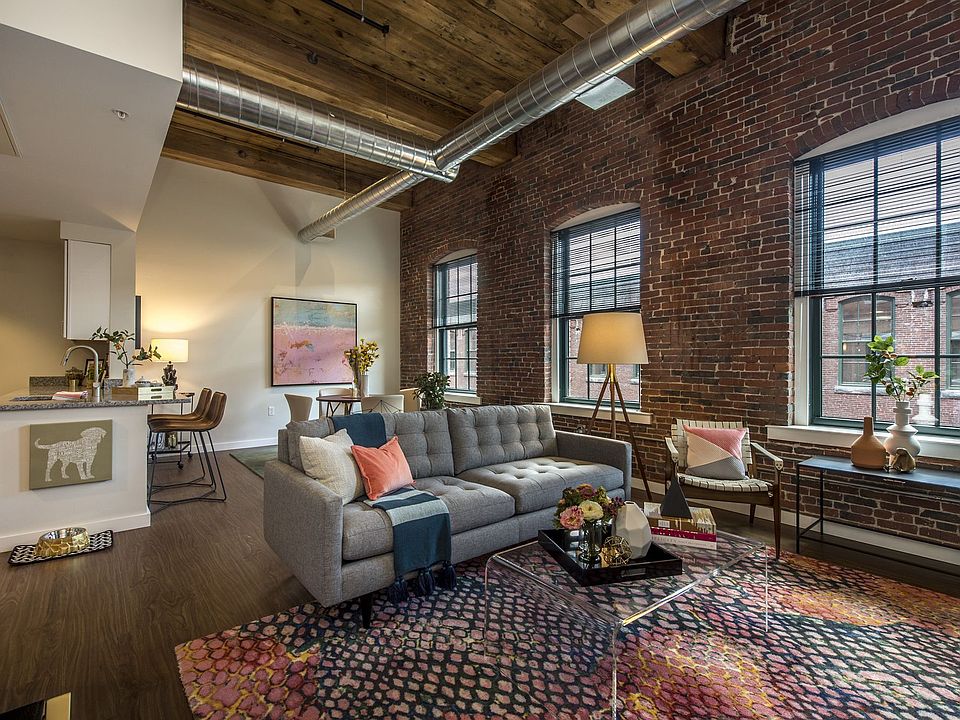 Living Room With High Ceilings