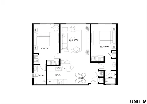 Floor plan Toluca