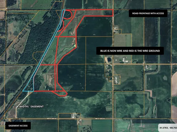 N Range Rd, Hamlet, IN 46532