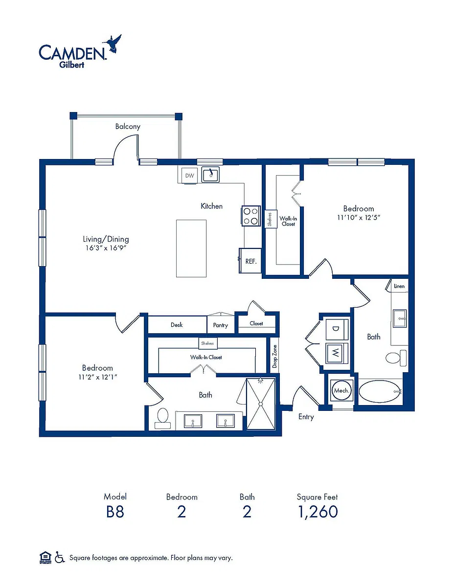 Floor plan B8