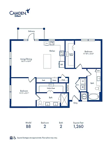 Floor plan B8