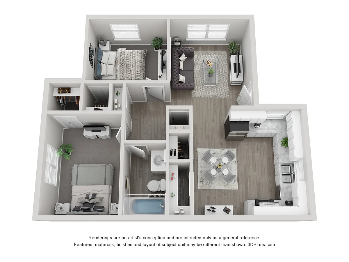 Floor plan 2X1 B