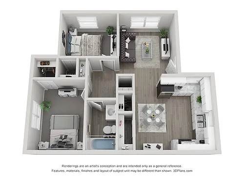 Floor plan 2X1 B