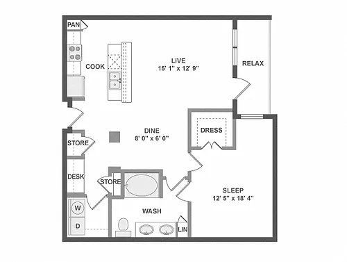 Floor plan A8