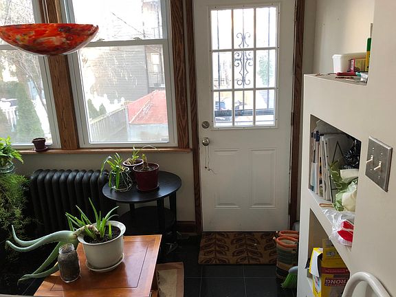 Breakfast nook (back door to backyard and garage)