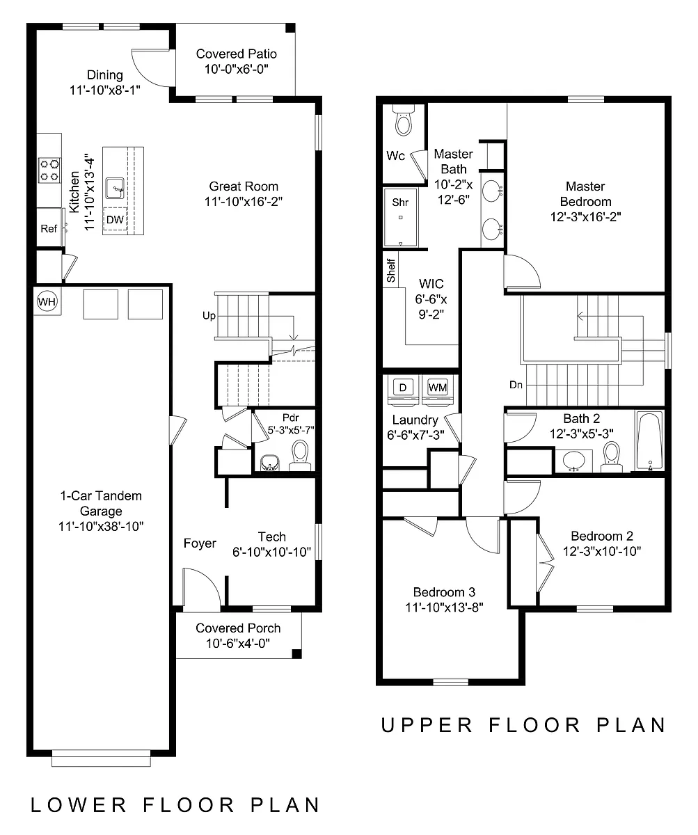 Floor plan Monroe