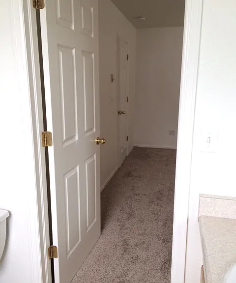 View into first bedroom