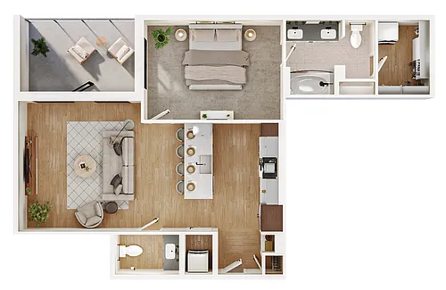 Floor plan A5 Upgraded