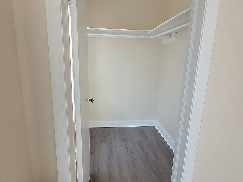 Master bedroom's walk-in closet.