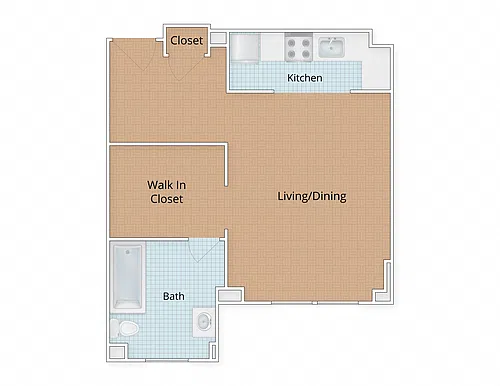 Floor plan Studio