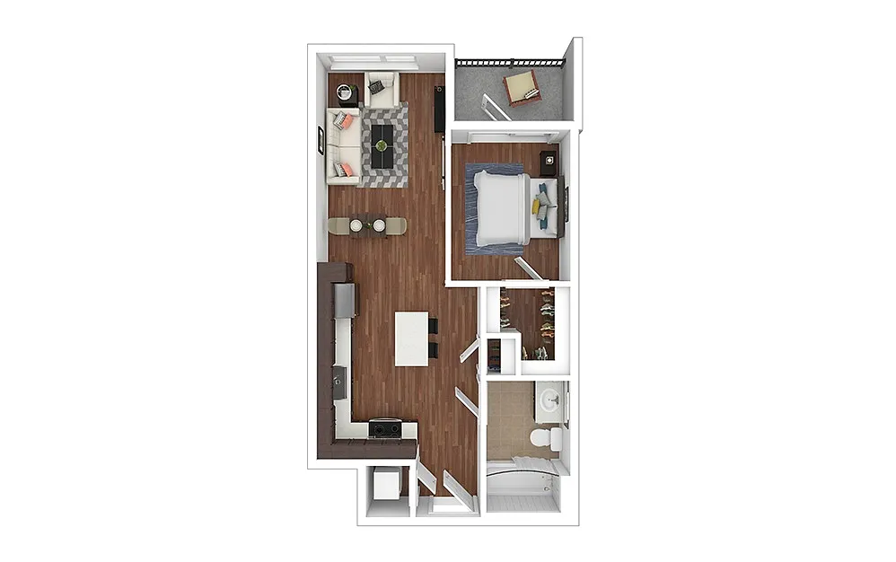 Floor plan S2 - Renovated
