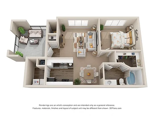 Floor plan Residence 1 Luxury