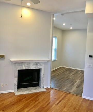Living room when vacant