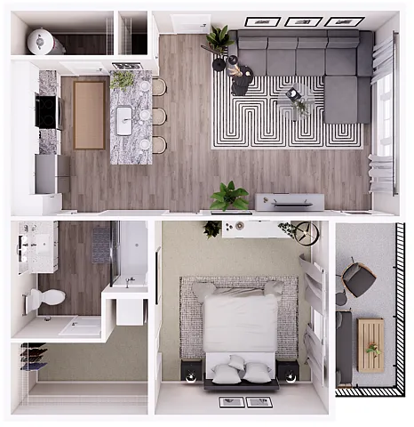 Floor plan Legacy 1A-ADA