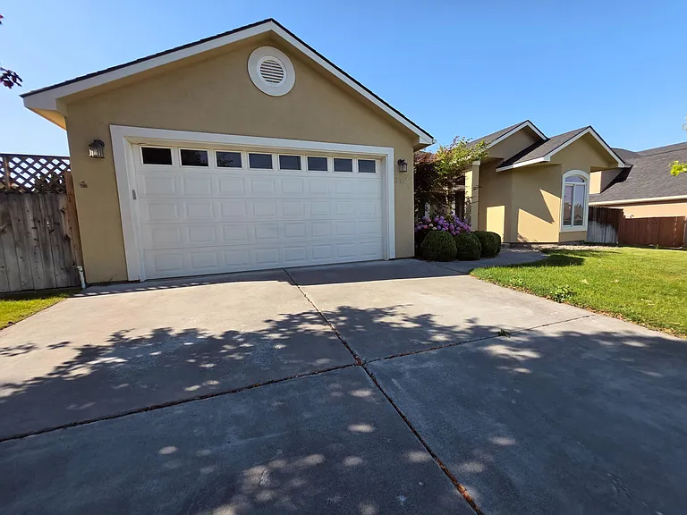 Front with garage