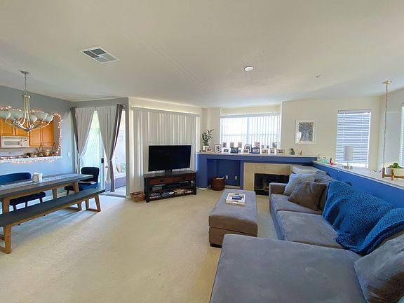 Bright and airy living space and dining area