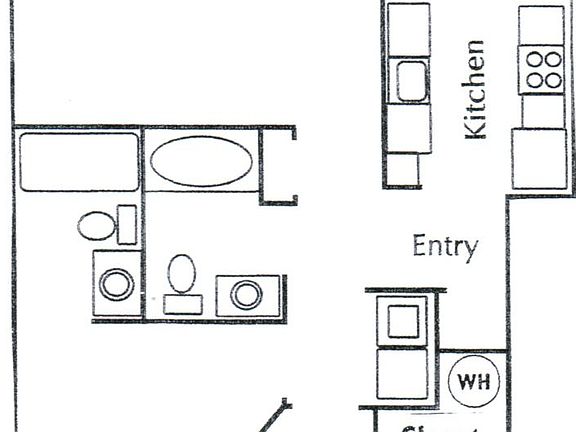 2 bedroom, 2 bath