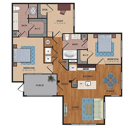 Floor plan Parker