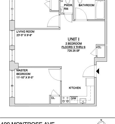 2nd image of 188 Humboldt St #3S