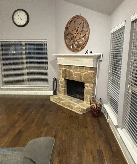 beautiful fireplace