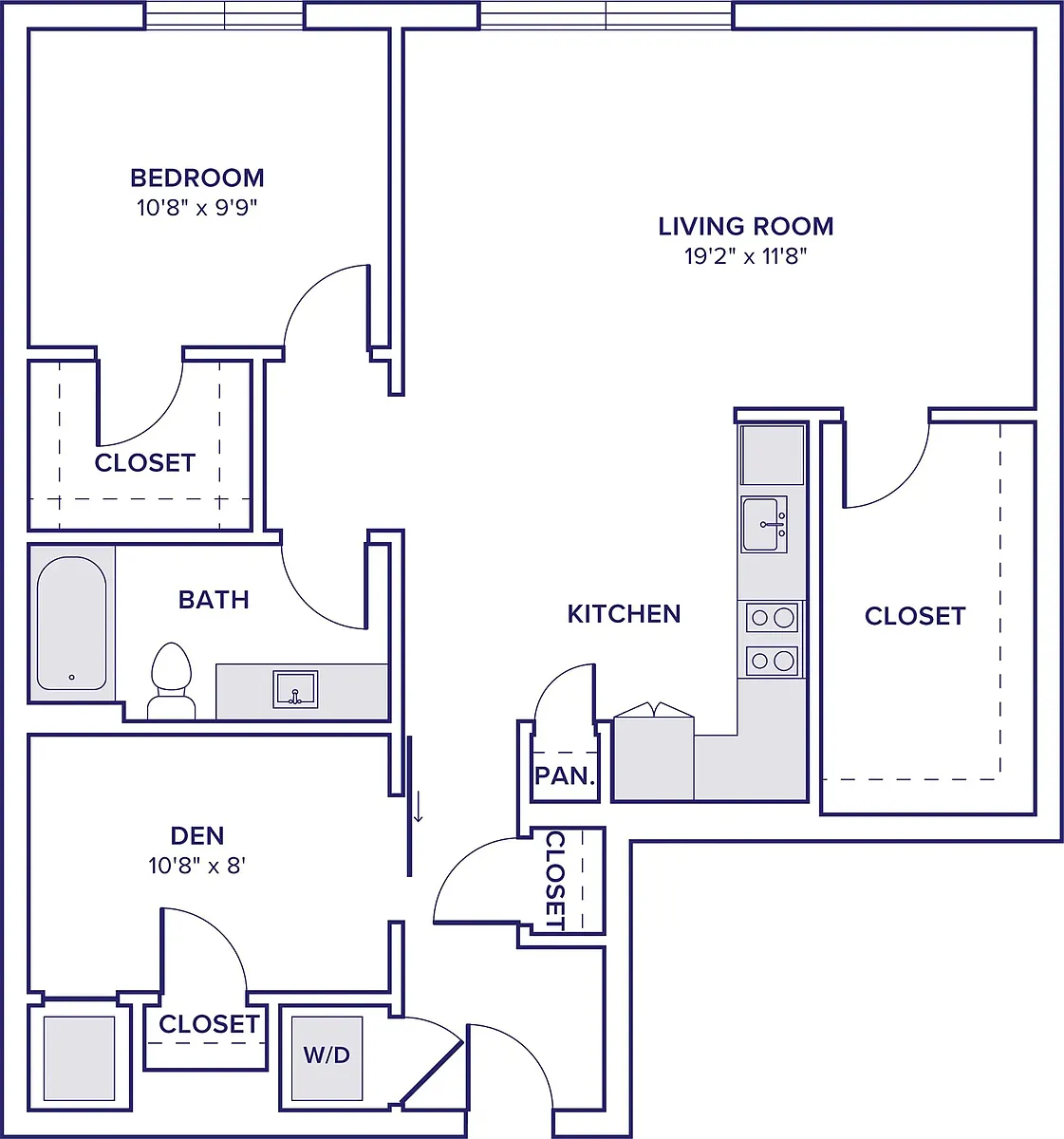 Floor plan A07D - South Tower