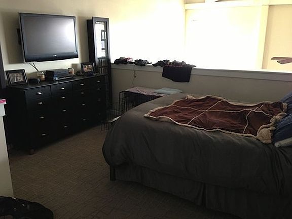 master bedroom with loft