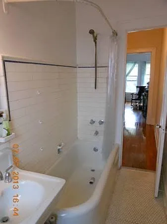 Large Bathrooms with new modern fixtures, marble/ceramic tiles and extra large cast-iron Tubs.