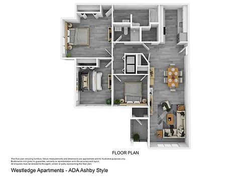 Floor plan ADA Ashby