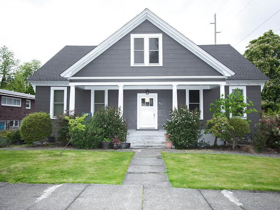 Large bedroom is the window above the entrance
