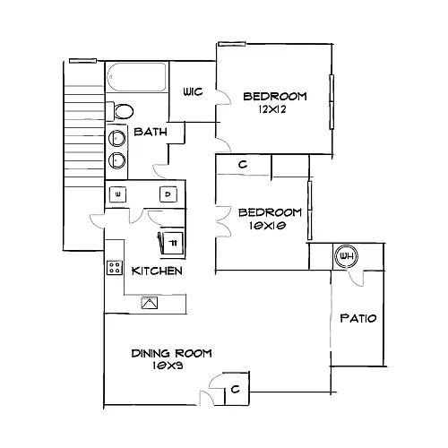 Floor plan Design 2A10
