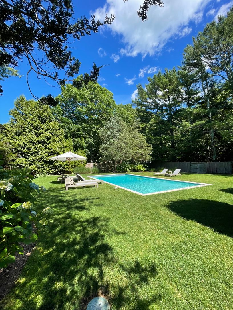  The heated gunite pool caps this perfect offering!