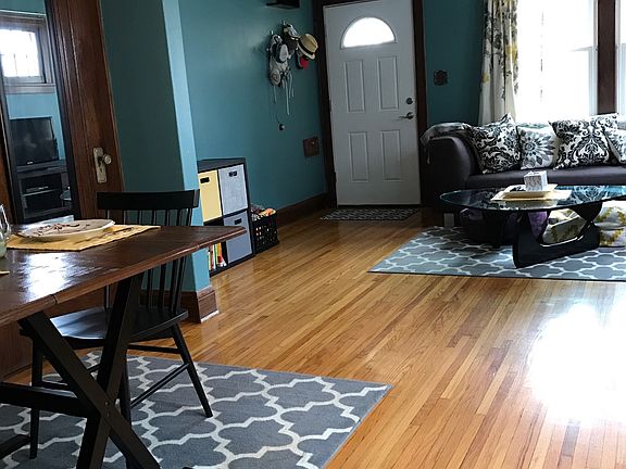 Great, open living and dining space.