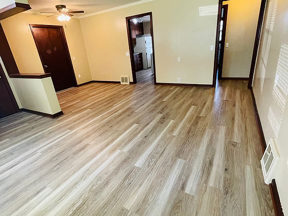 Living Room With All New Luxury Vinyl Flooring