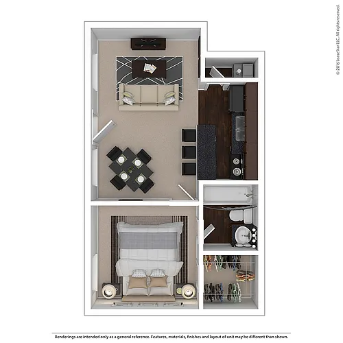 Floor plan A1 Richelieu