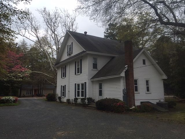 Exterior of house - apartment is on ground floor