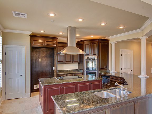 Granite and stainless steel.