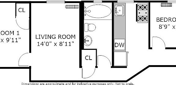 2nd image of 67 W 107th St APT 7