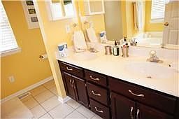 Master Bath with Dbl Vanities