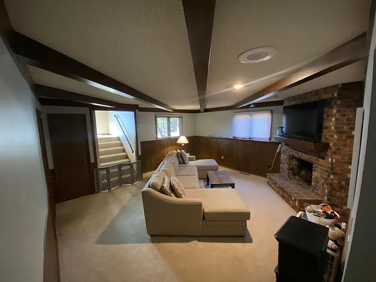 basement family room