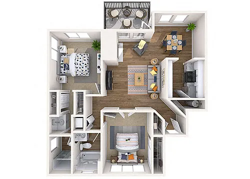Floor plan 2X2