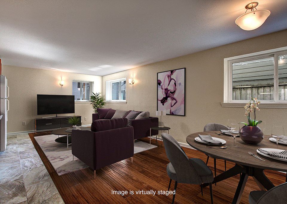 Living/Dining area (staged)