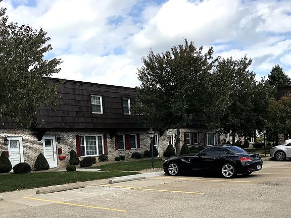 Front view of condos